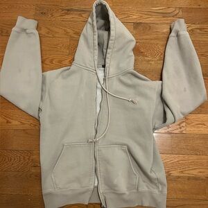 Beige Brandy Melville Zip Up